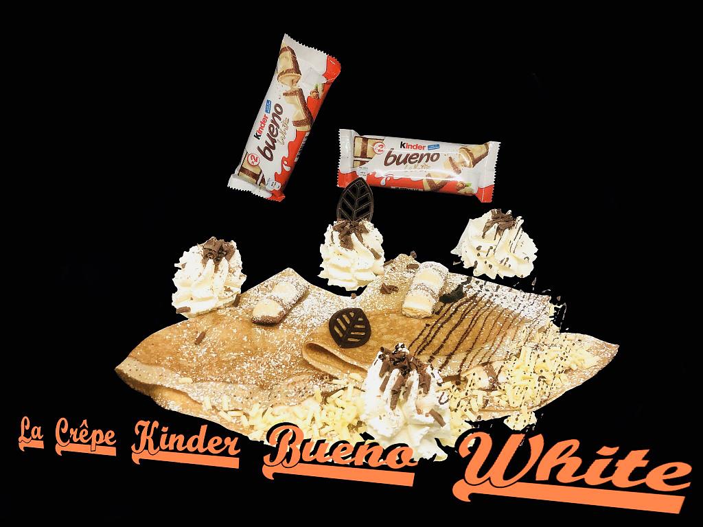 Crêpe kinder bueno white avec chantilly