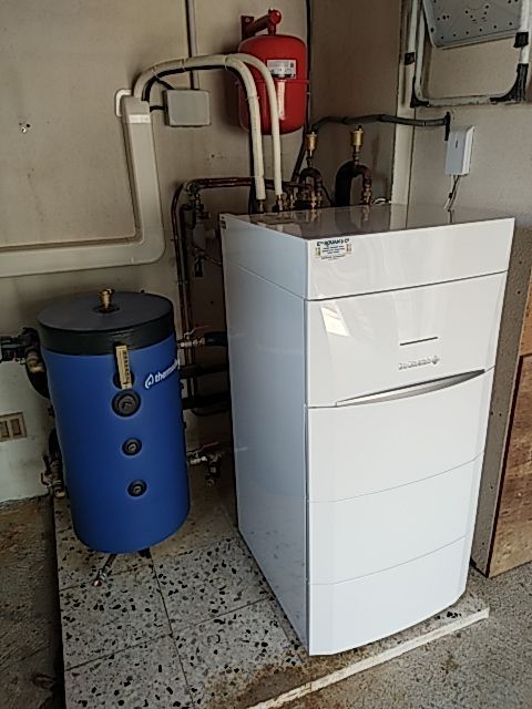 Chaudière et adoucisseur d'eau