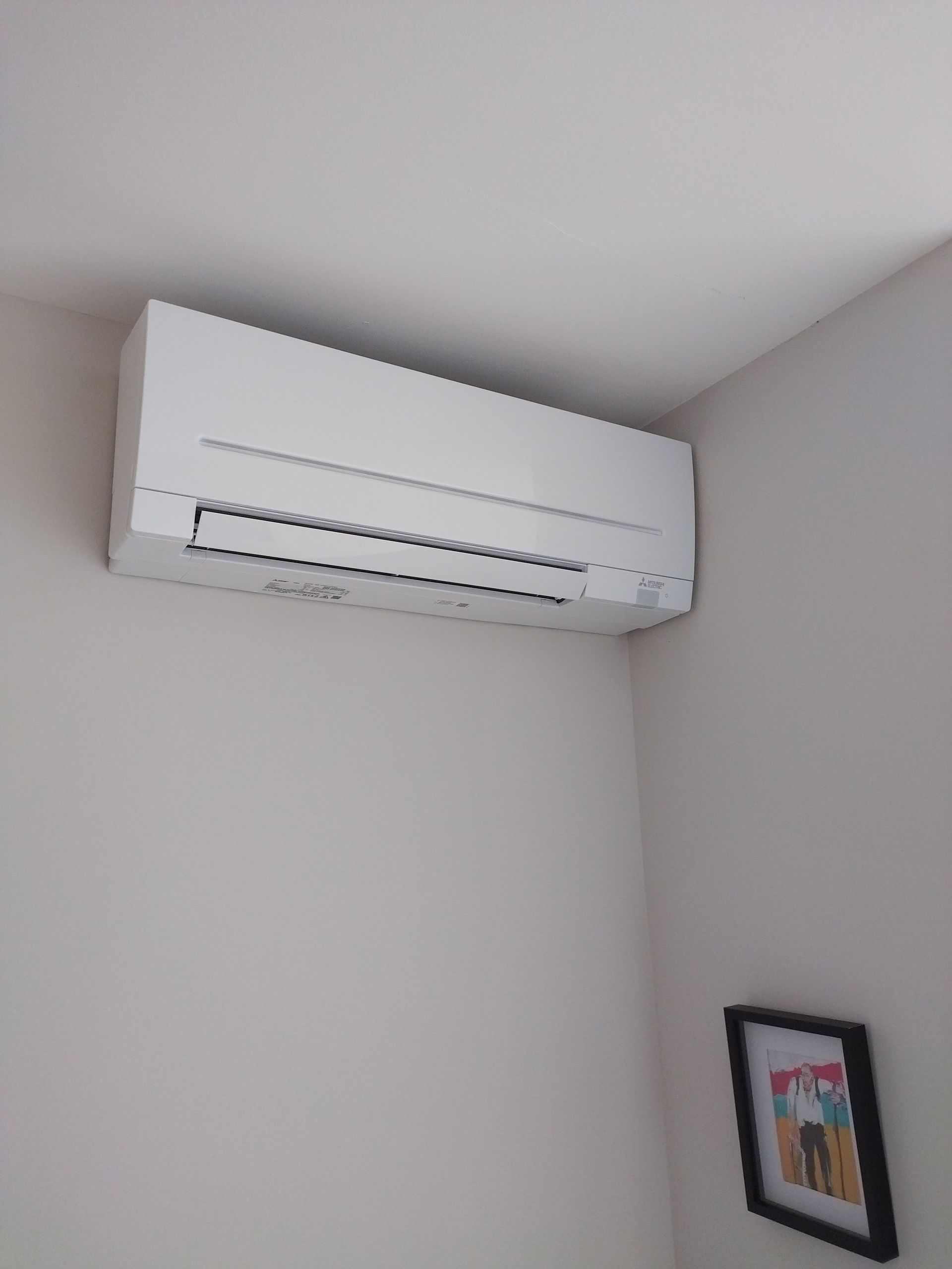 Climatisation posée sur un mur