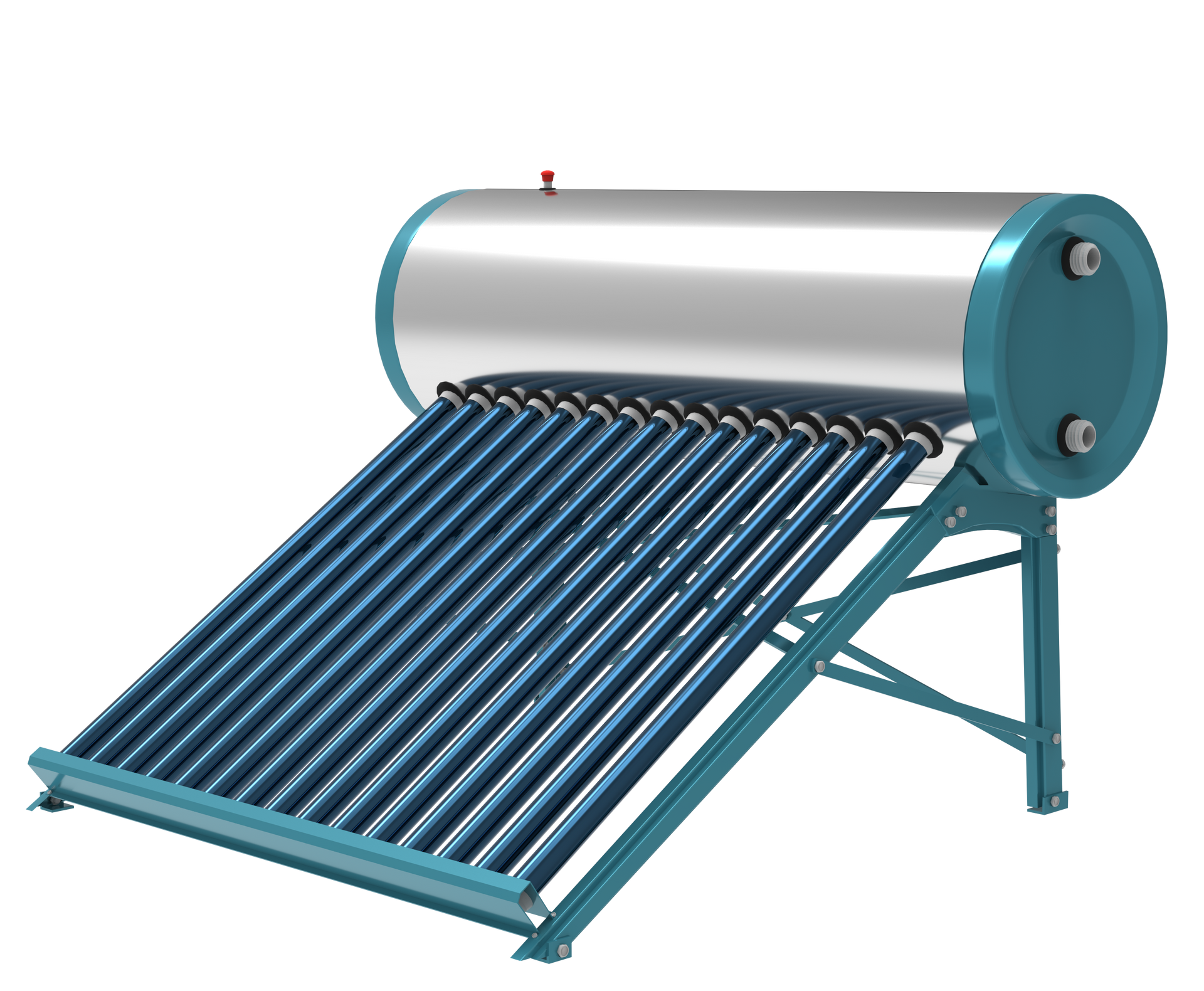 Chauffe-eau solaire détouré