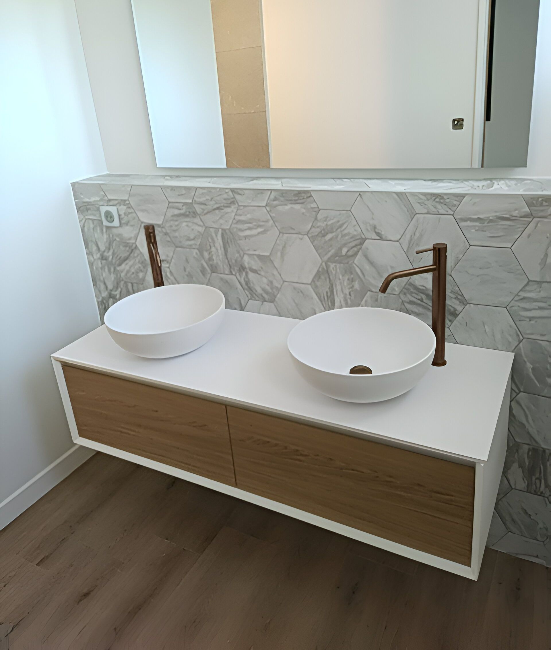 Évier double vasque