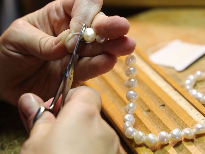 Perlenknüpfen - Ambra Bijoux - Bonstetten