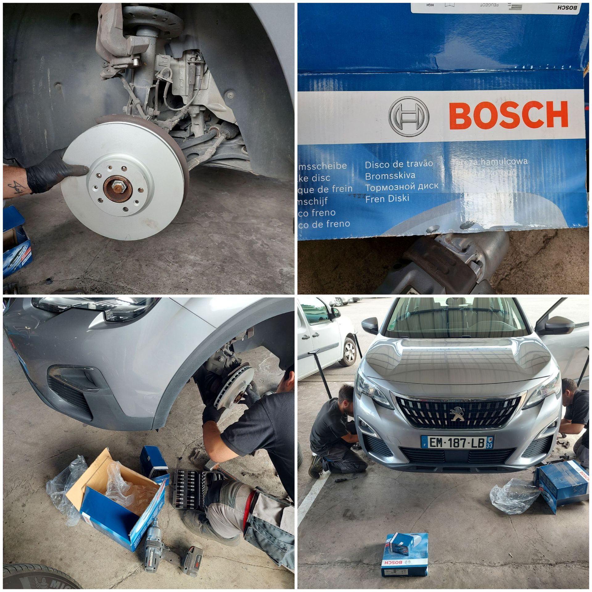 Remplacement d'un disque de frein