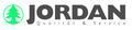 Das Wort „Jordanien“ steht auf weißem Hintergrund mit einem grünen Pfeil, der nach oben zeigt.