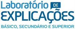 Um logotipo para laboratório de explicação de ensino básico, secundário e superior