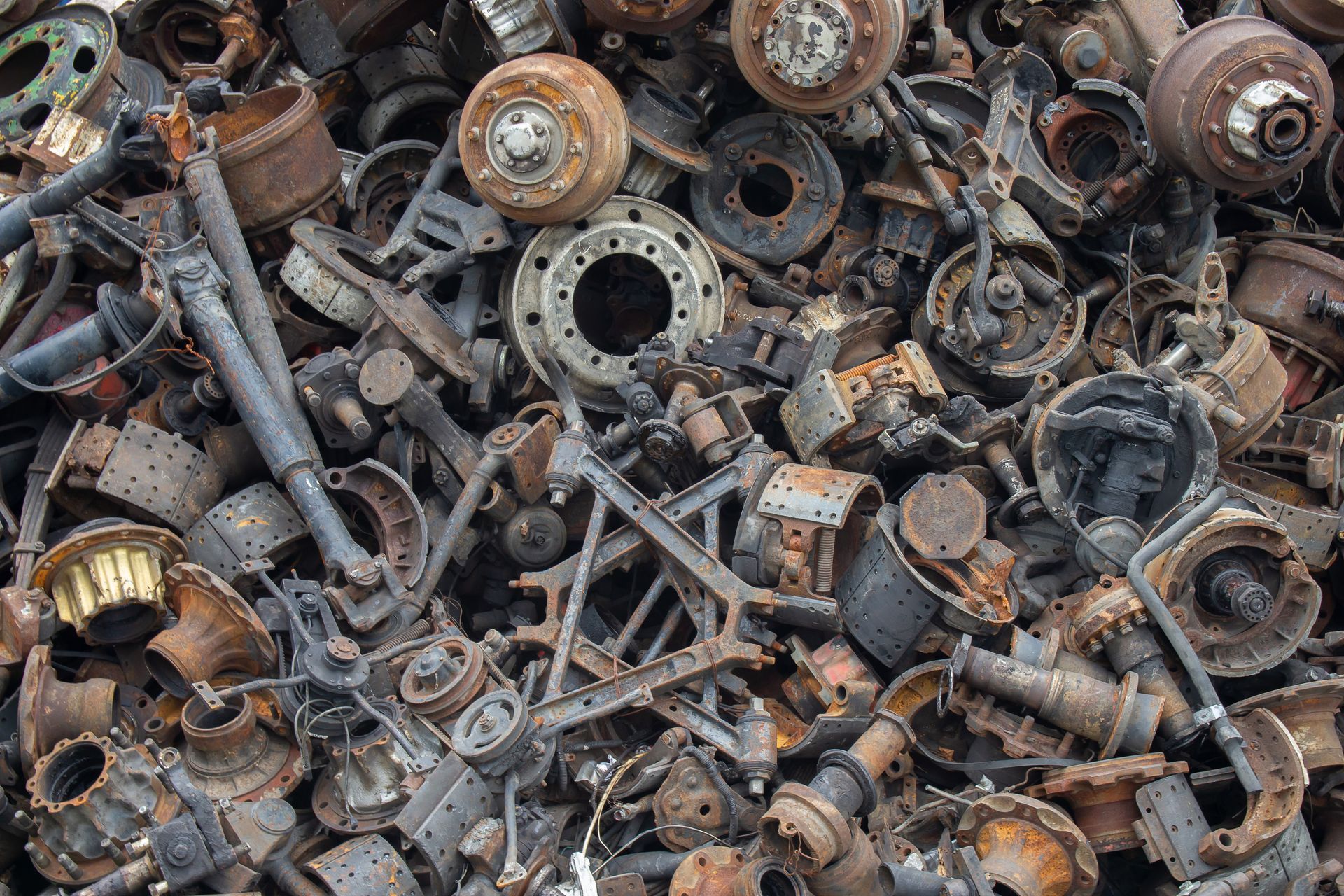 Objet en ferraille en vrac