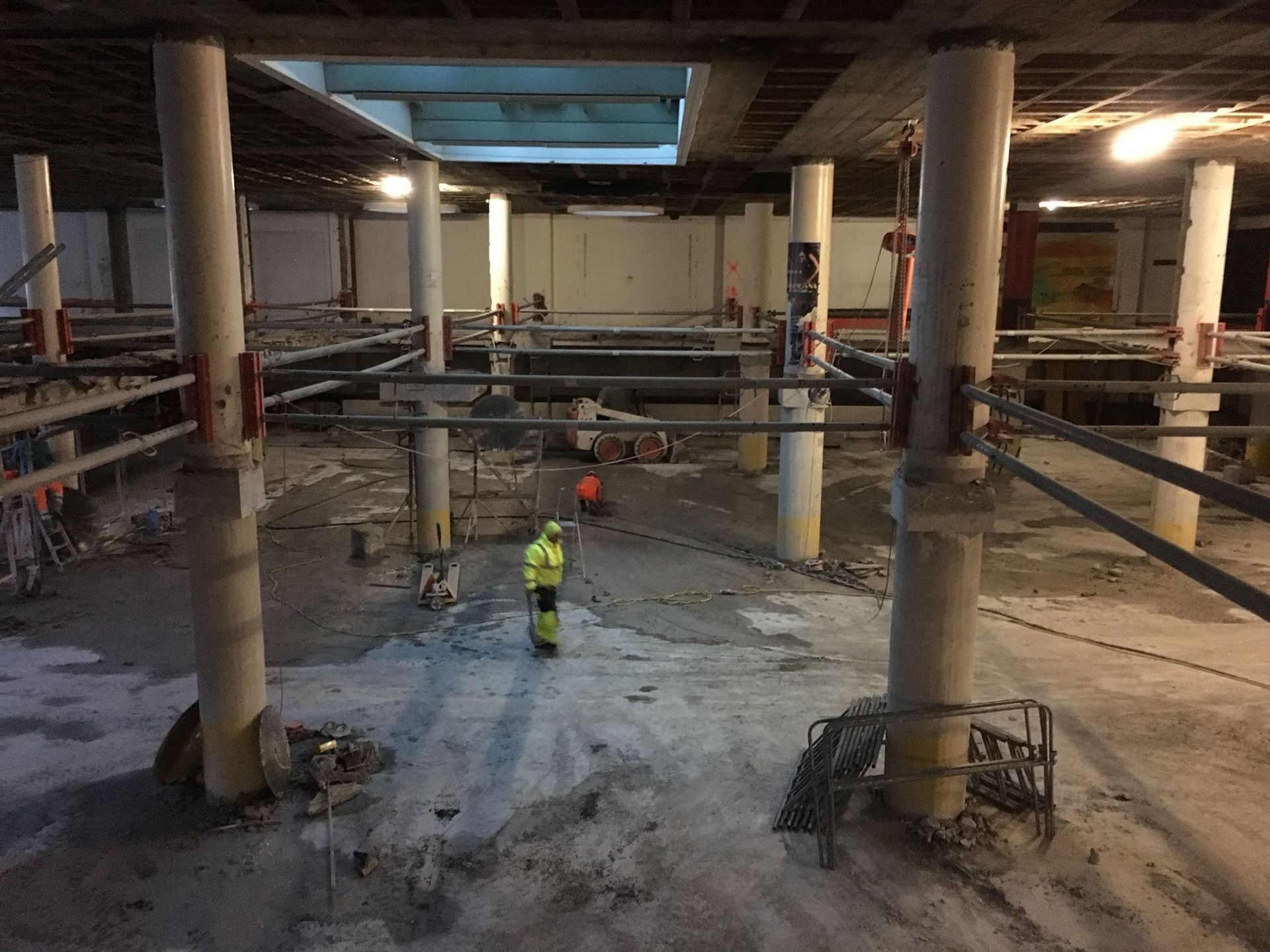 Chantier de St-Martin à Lausanne