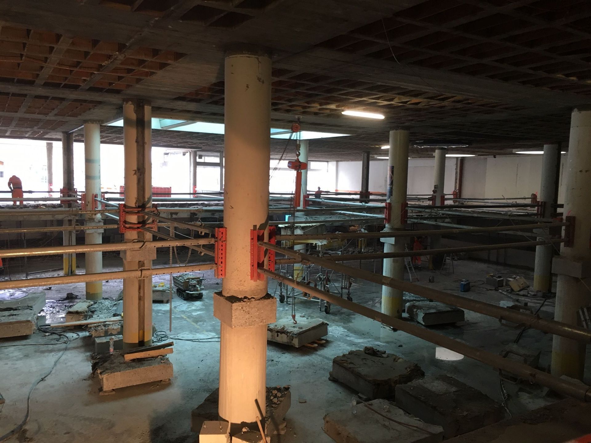 Chantier de St-Martin à Lausanne