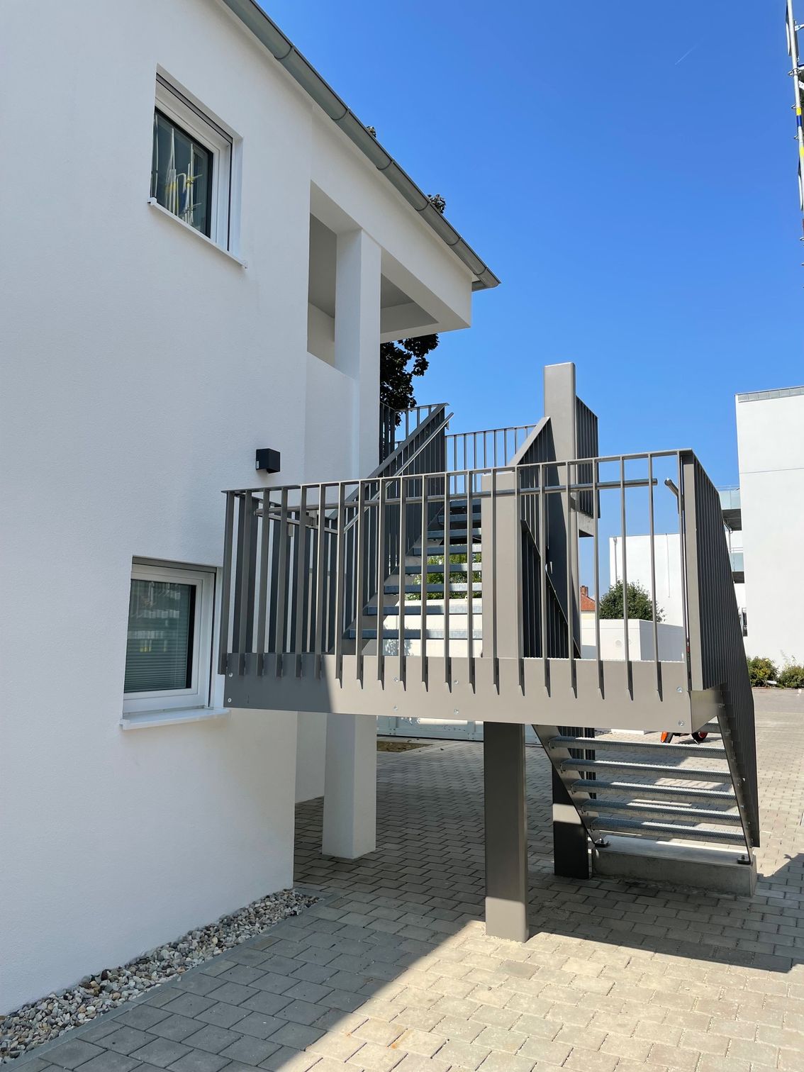 Metallbau Außentreppe