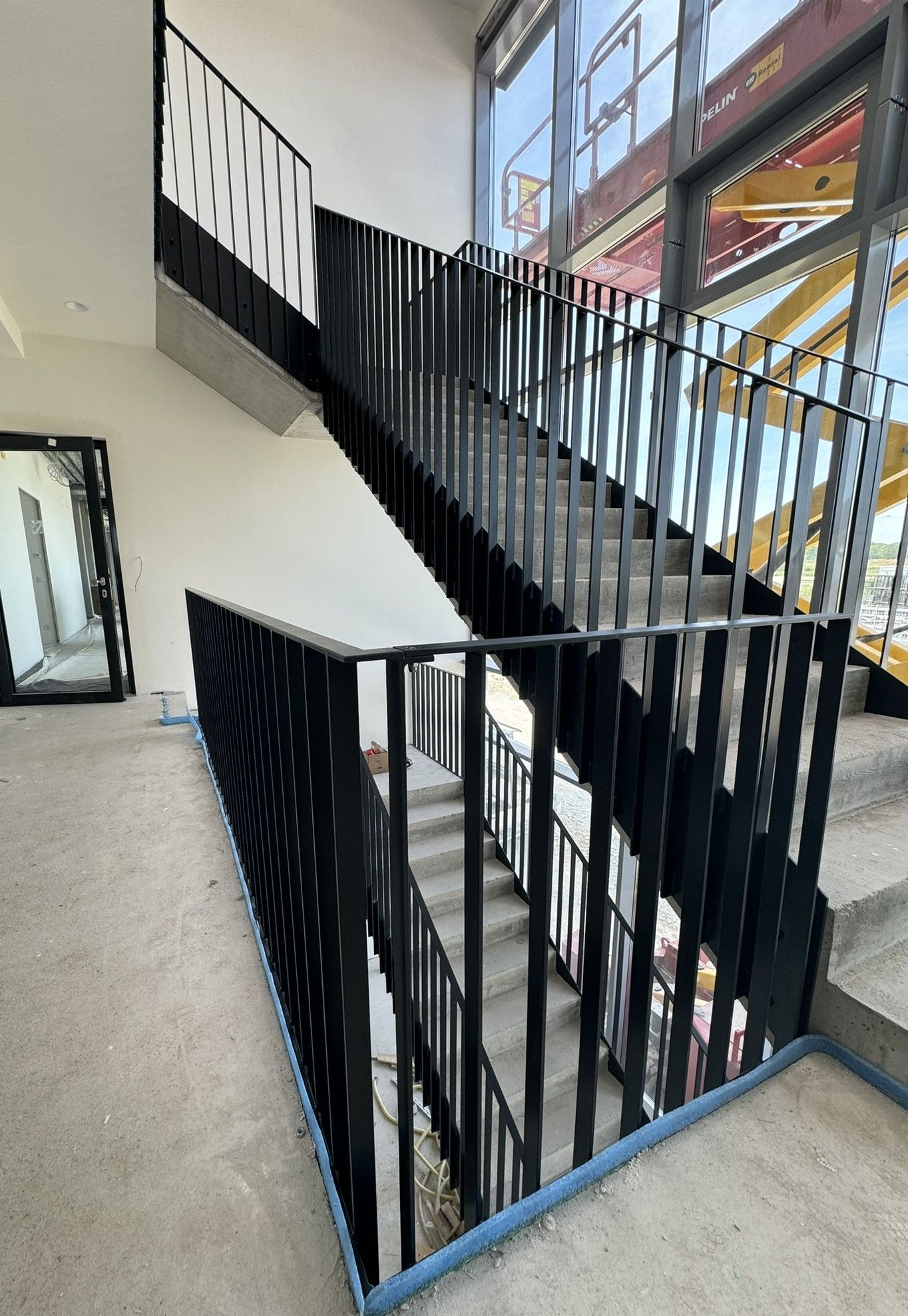 Metallbau Treppenhaus Geländer