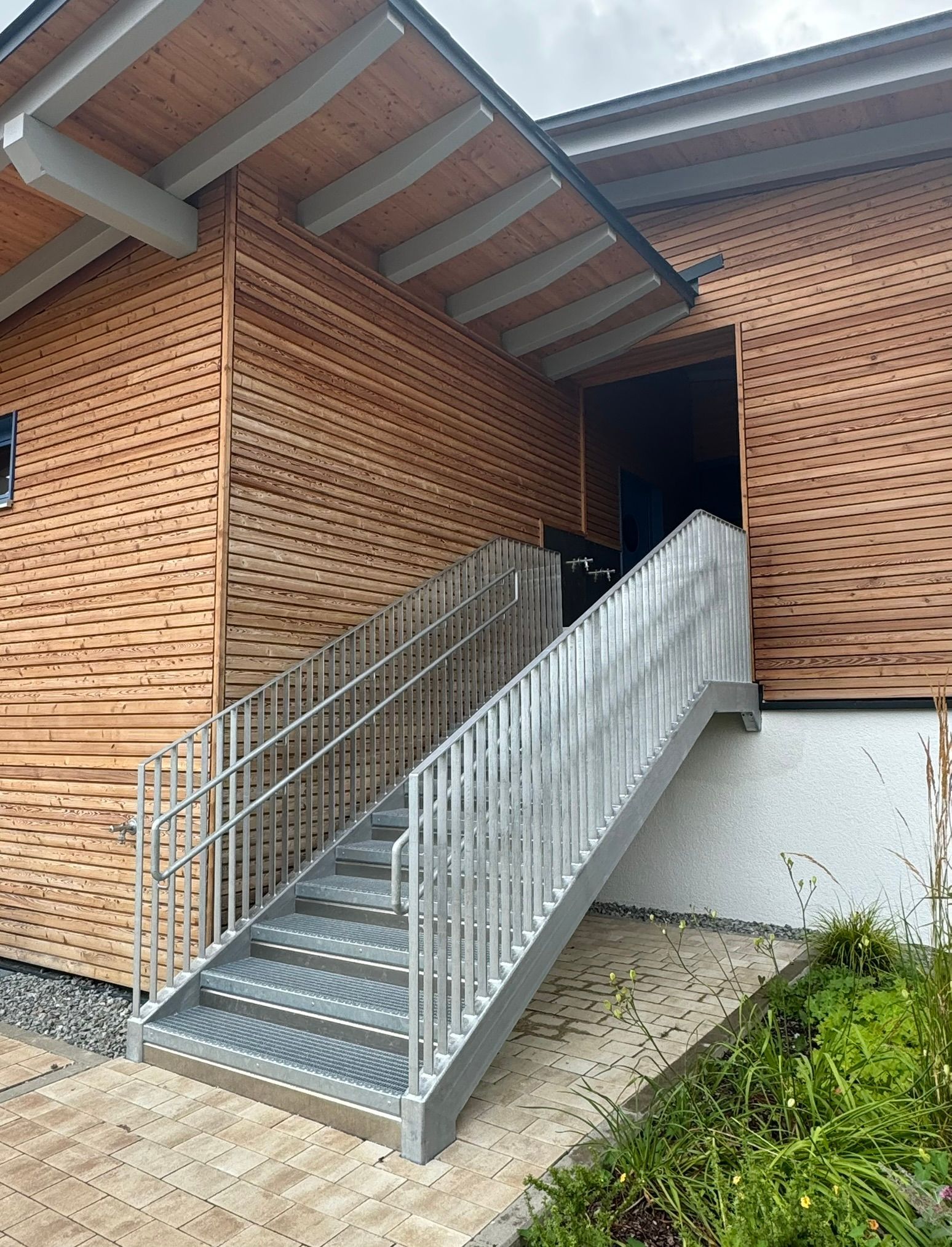 Stahlbau - Außentreppe