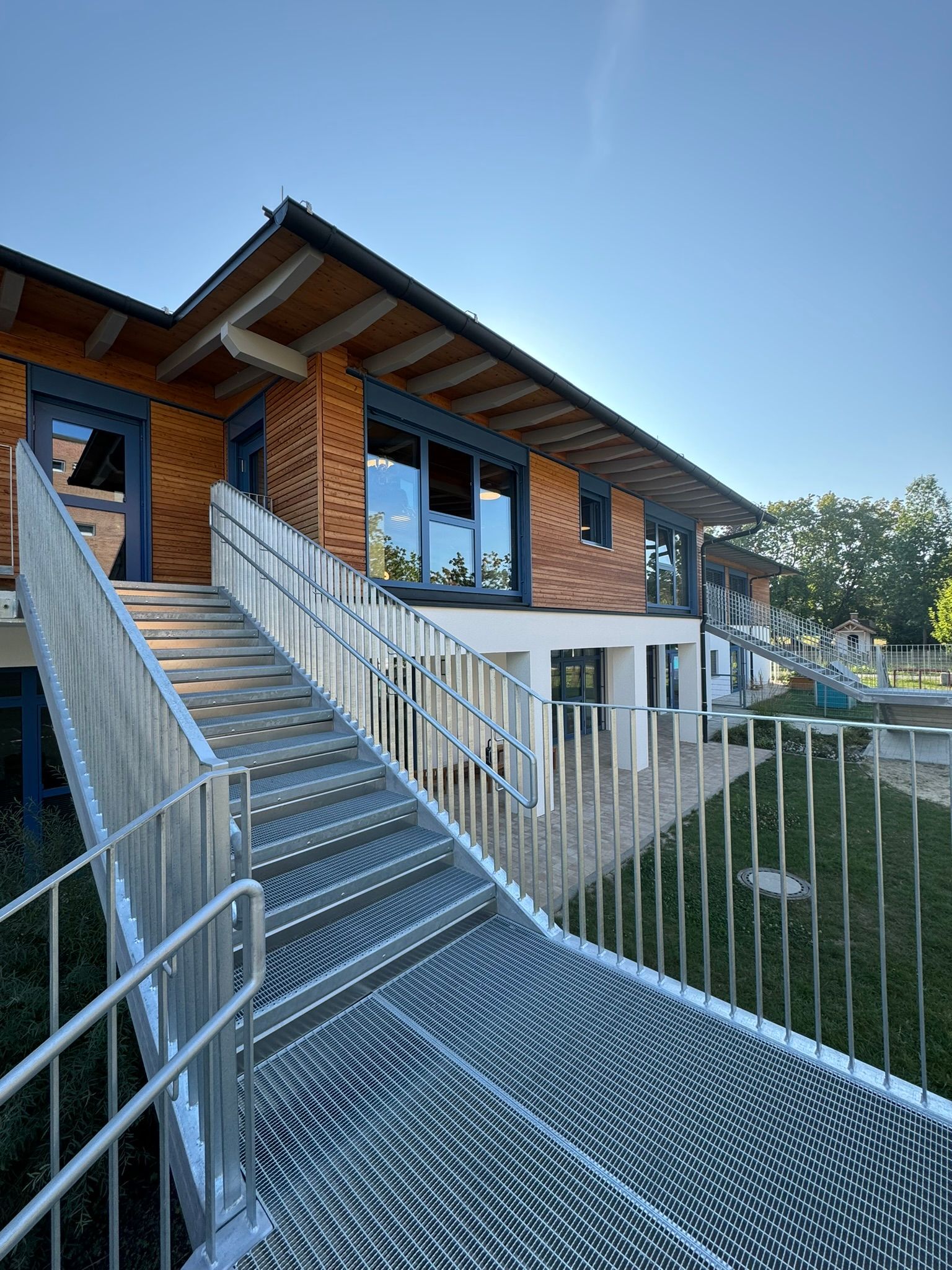 Stahlbau - Außentreppe