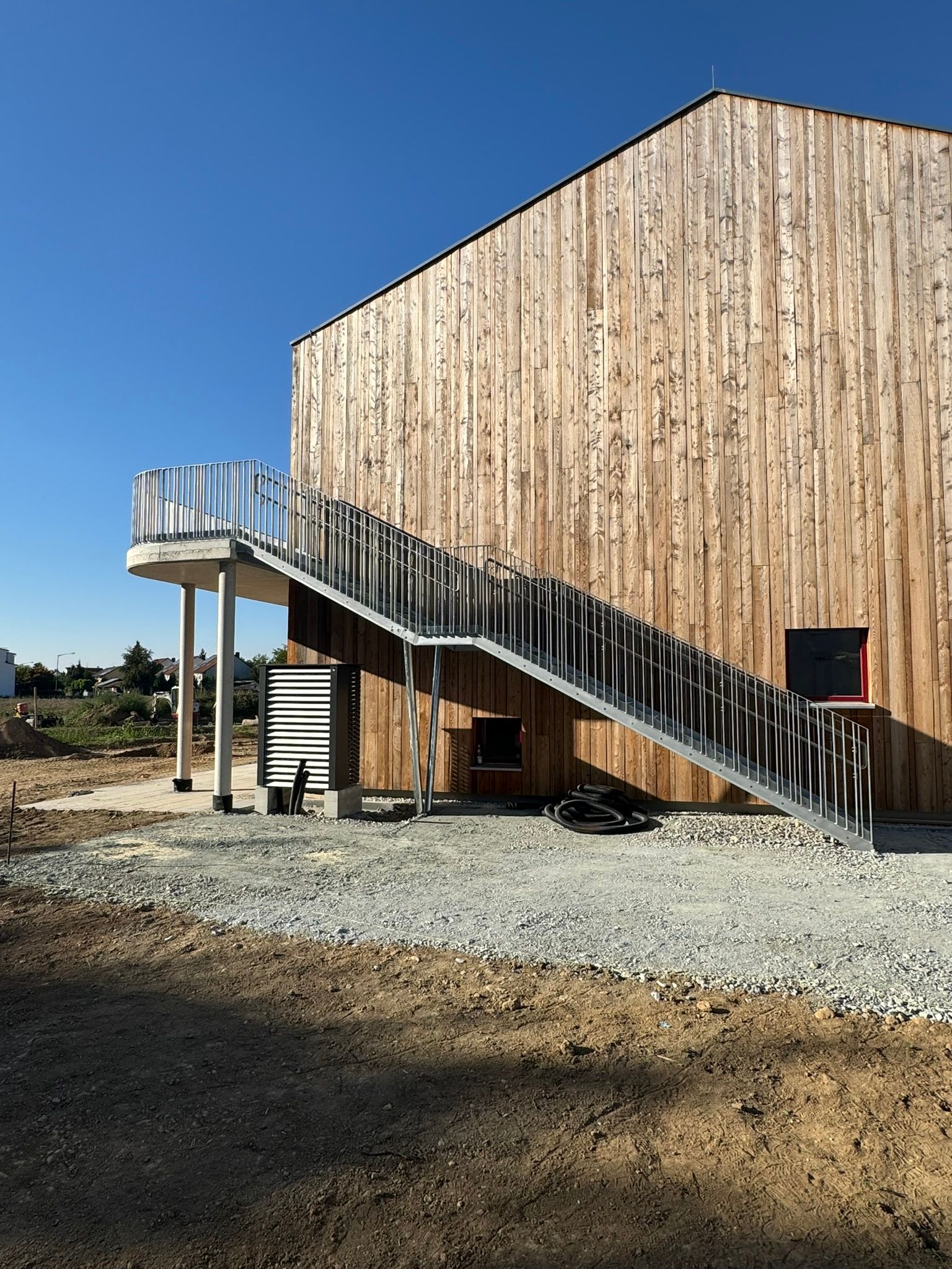 Stahlbau - Außentreppe