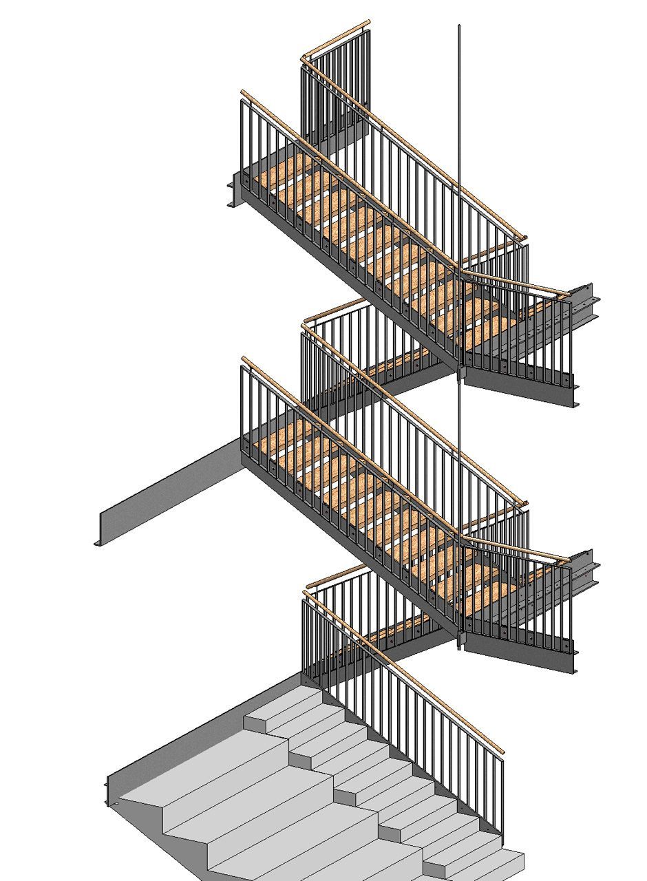 3D Planung Treppe