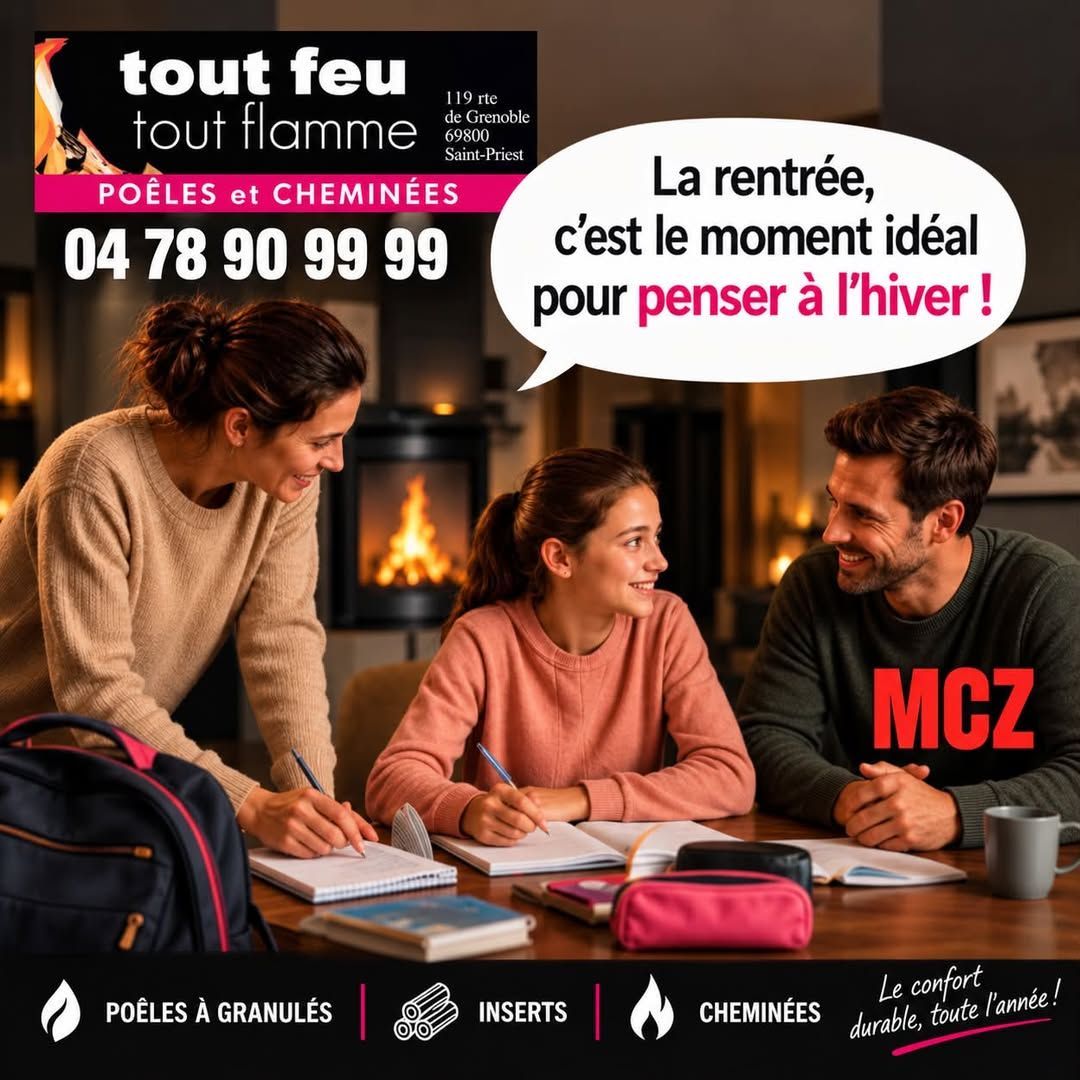 La rentrée, c'est le moment de penser à s'équiper d'un poêle à granulés de bois pour votre confort cet hiver.
