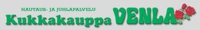 Kukkakauppa ja Hautauspalvelu Venla -logo