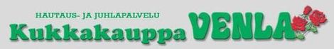 Kukkakauppa ja Hautauspalvelu Venla -logo