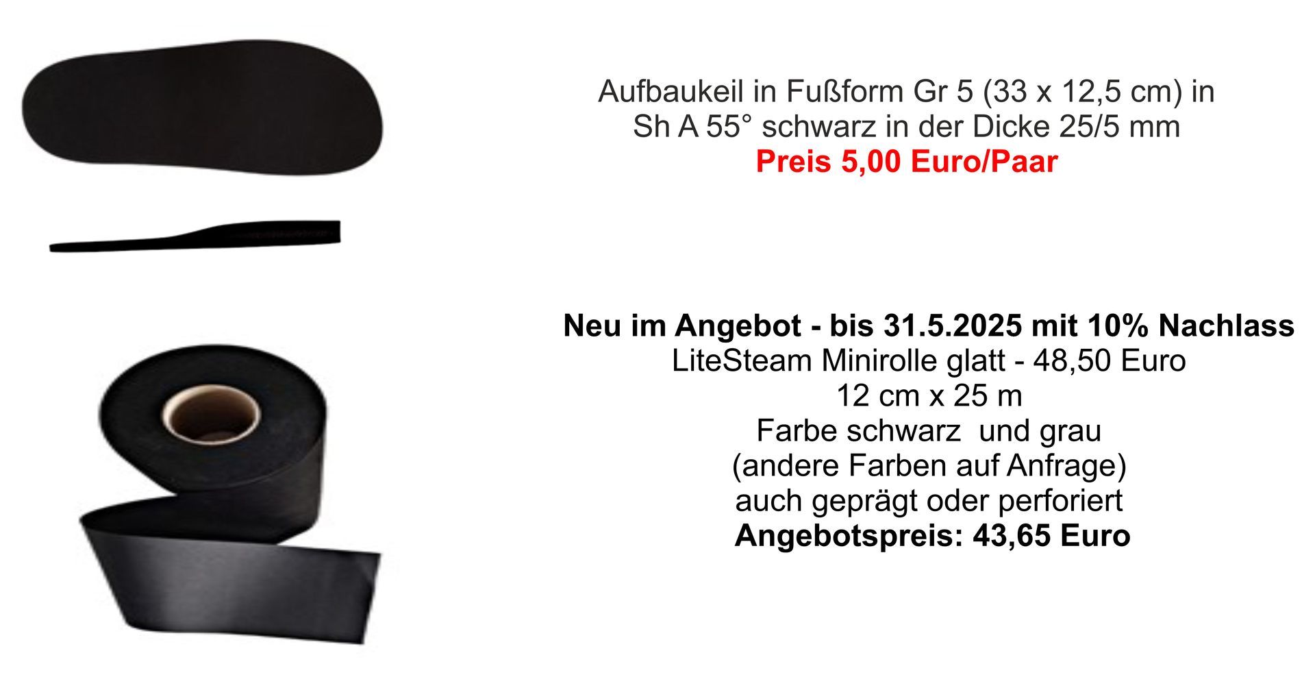 Bilder und Sonderangebote, EVA Fräsaschaumstoff