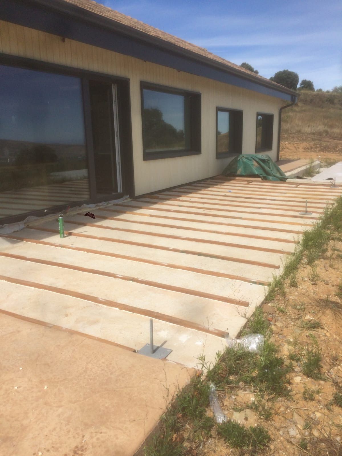 Exterior de una casa de color 