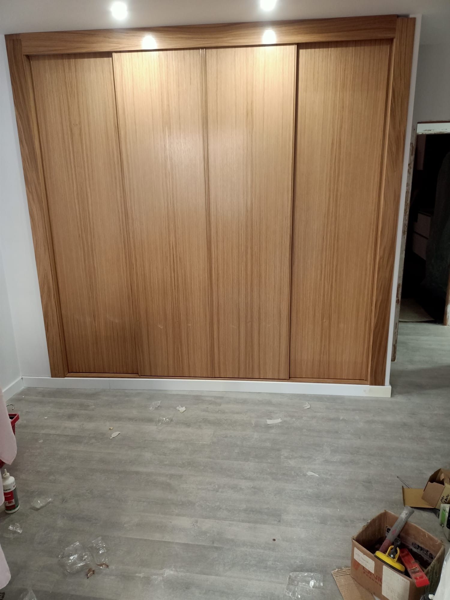 Un armario empotrado de 