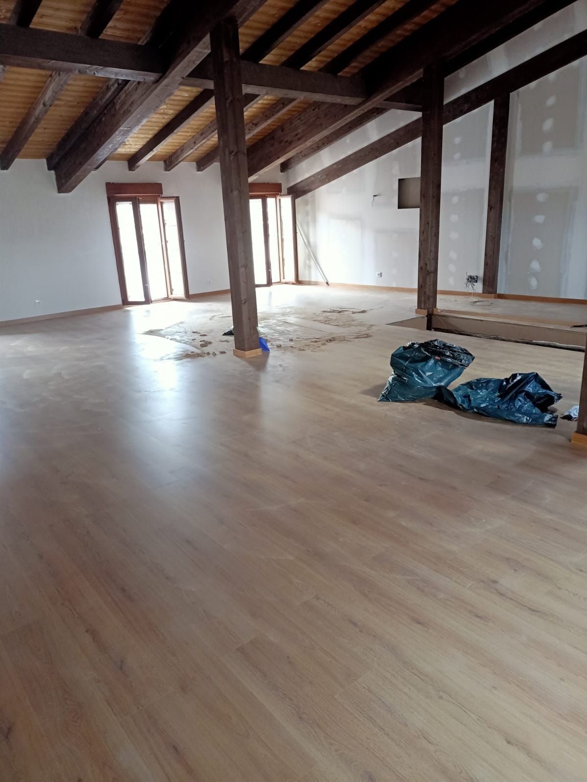 Una espaciosa buhardilla 