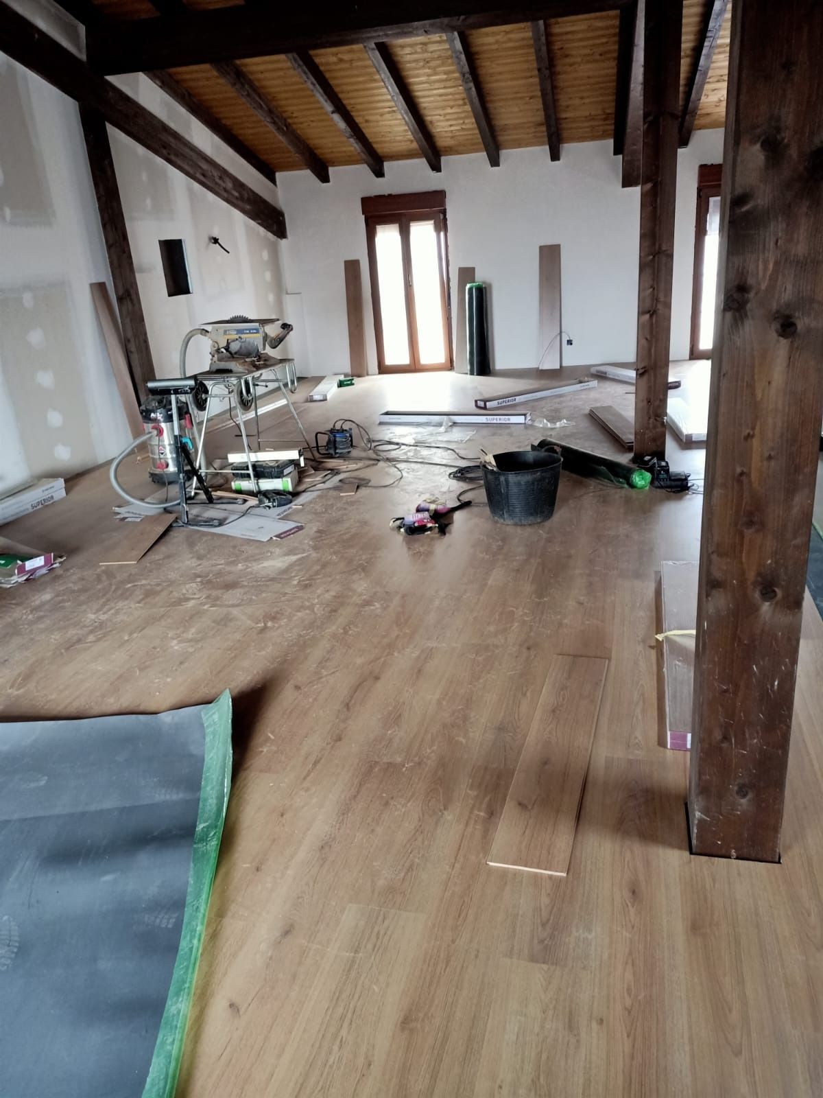 Una buhardilla en proceso de 