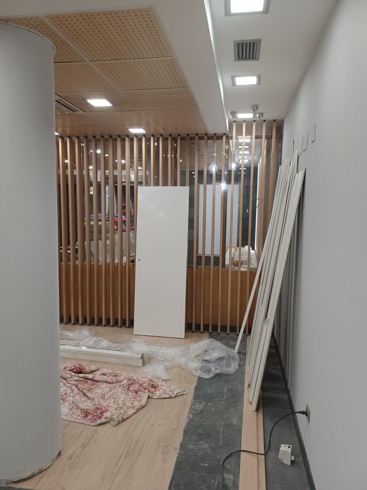 Un espacio interior en proceso 