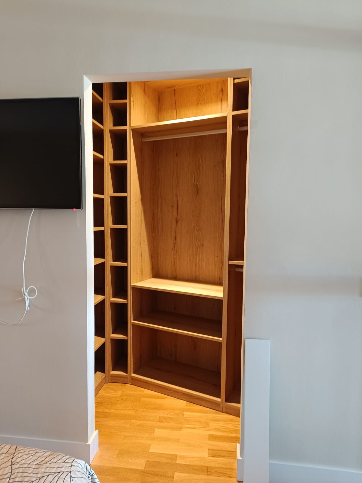 Un armario empotrado de 