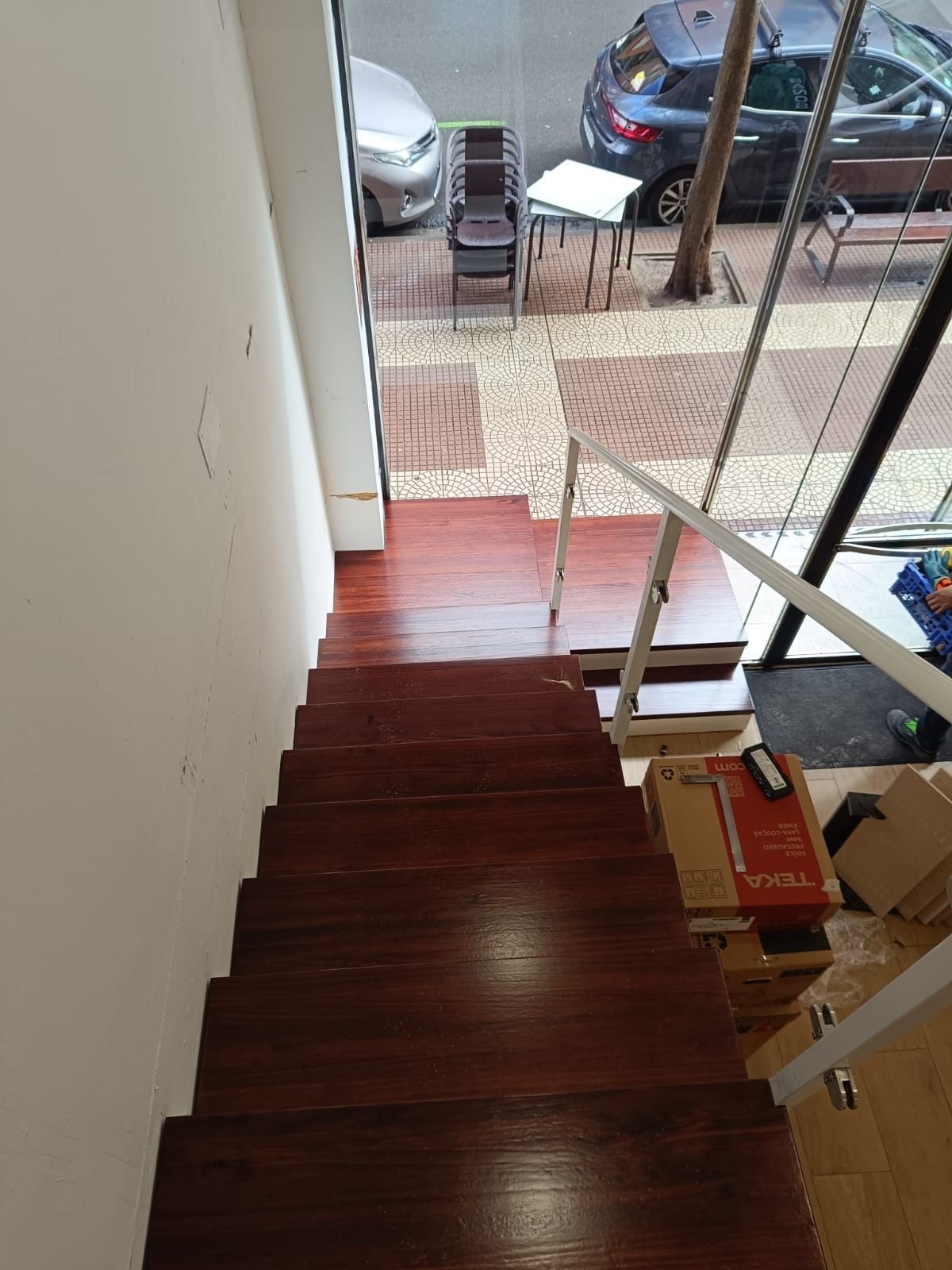 Vista desde un ángulo elevado 