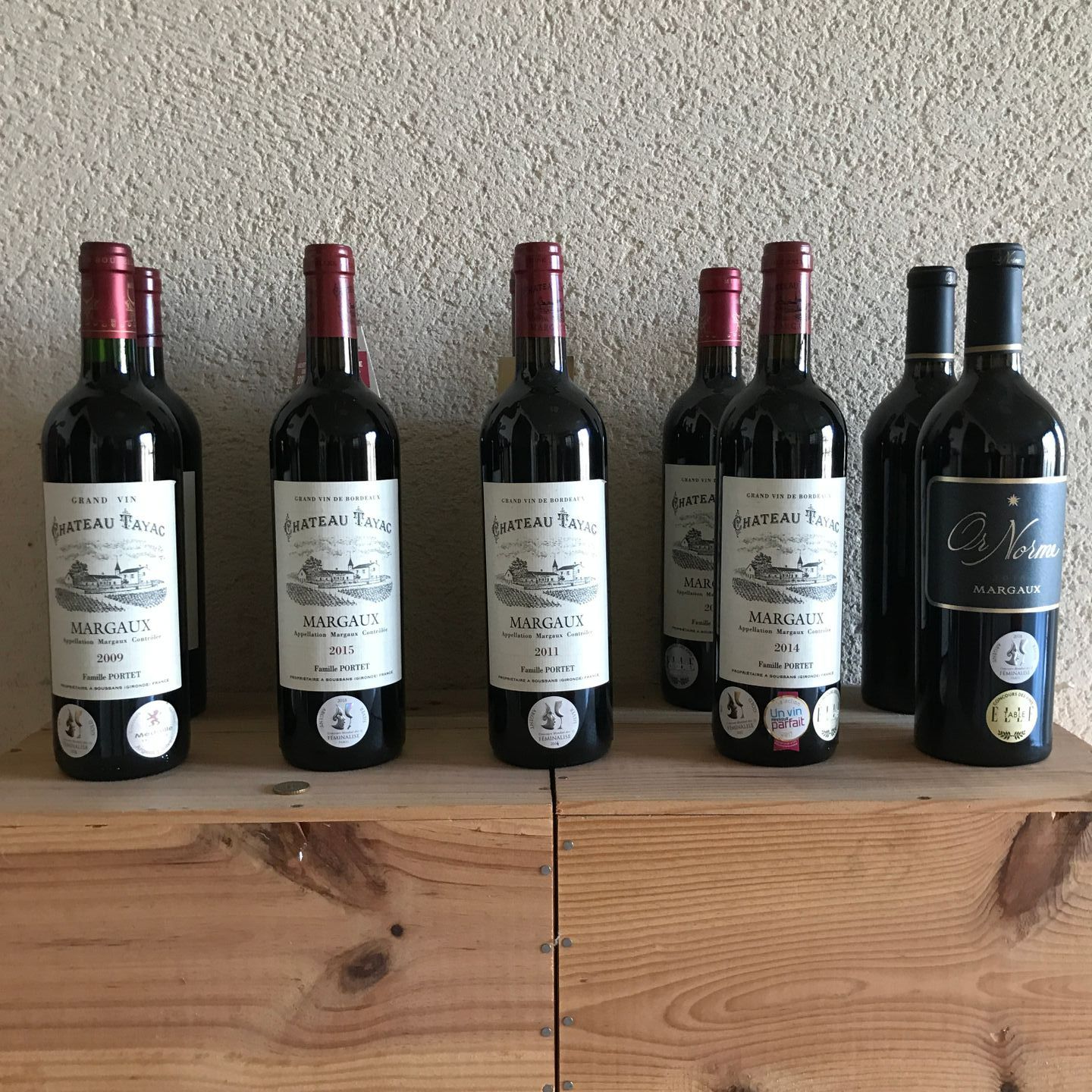Bouteilles de vin Château Tayac