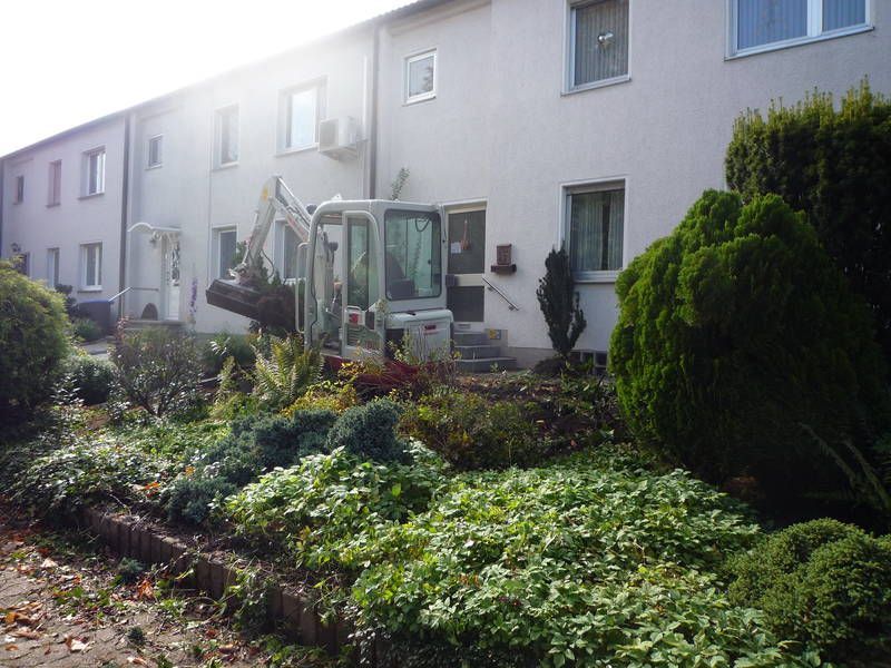 Bagger bei der Arbeit