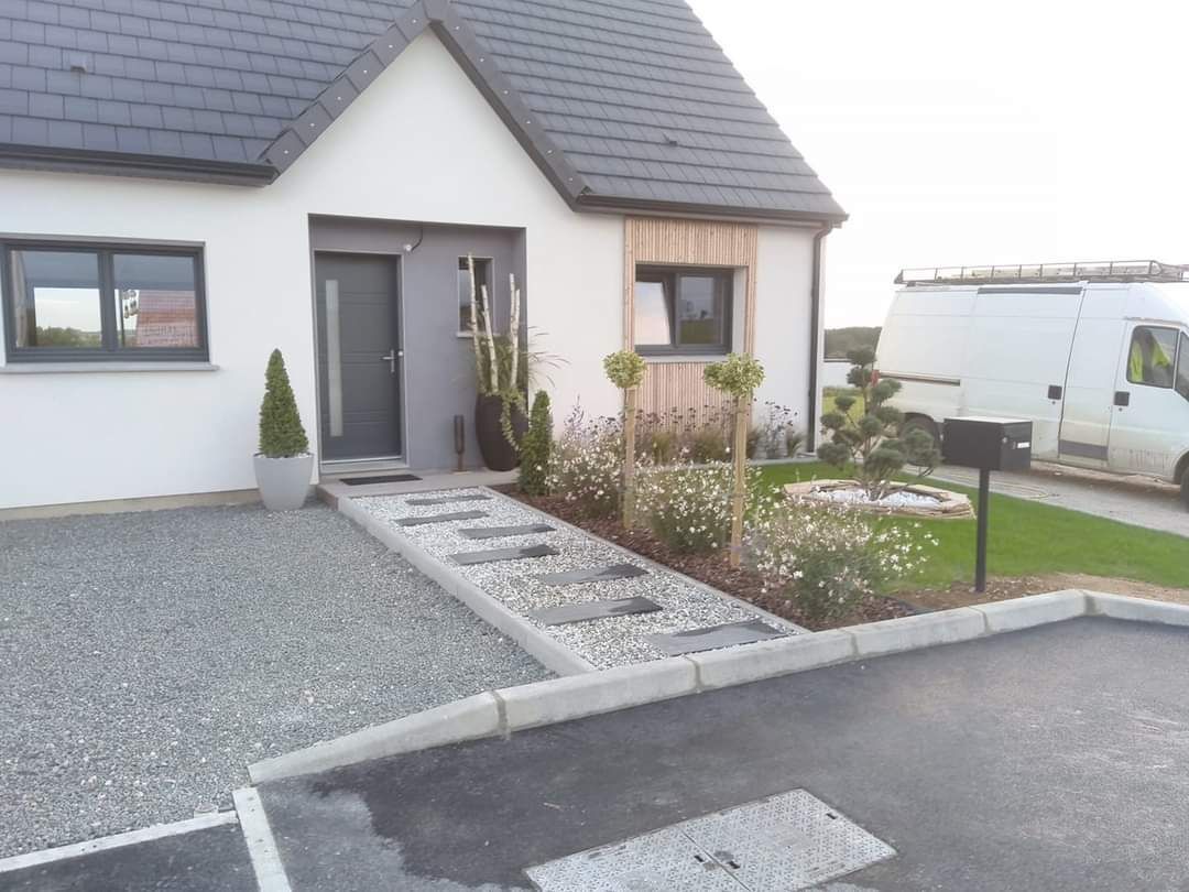 Aménagement d'une entrée de maison