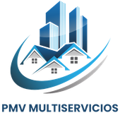 Un logotipo para una empresa llamada pmv multiservicios