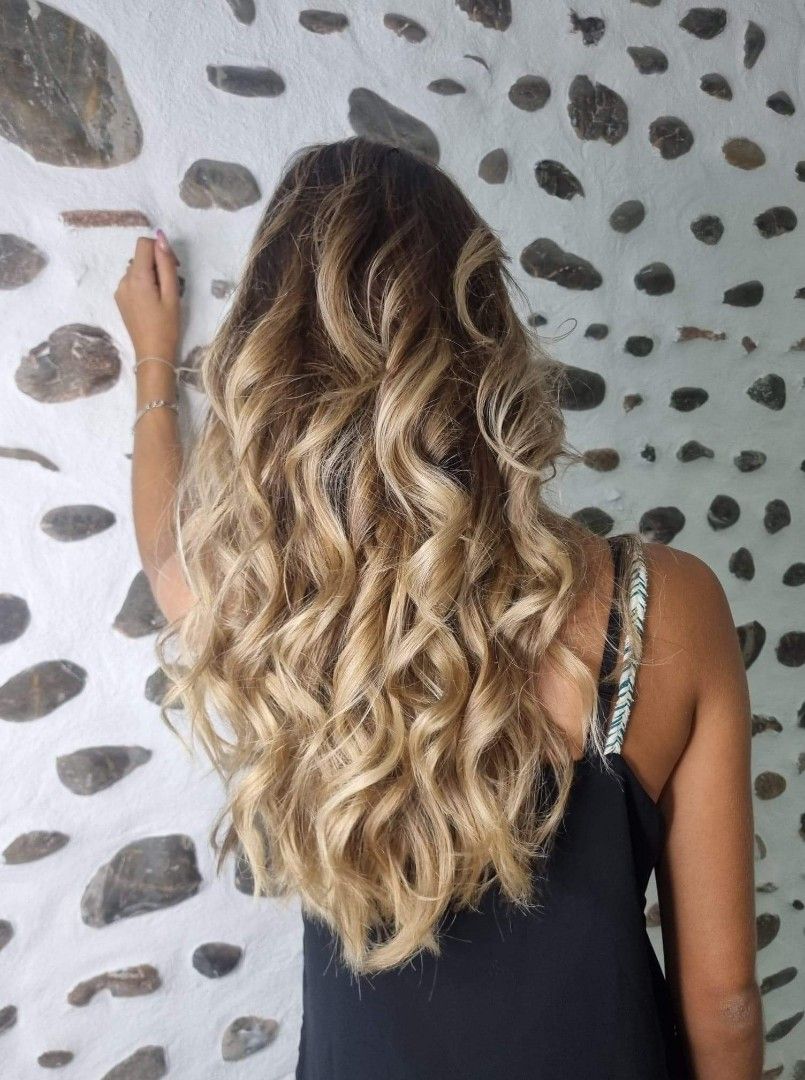 Coloration cheveux longs