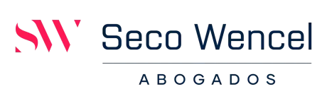 A logo for a company called seco wencel abogados