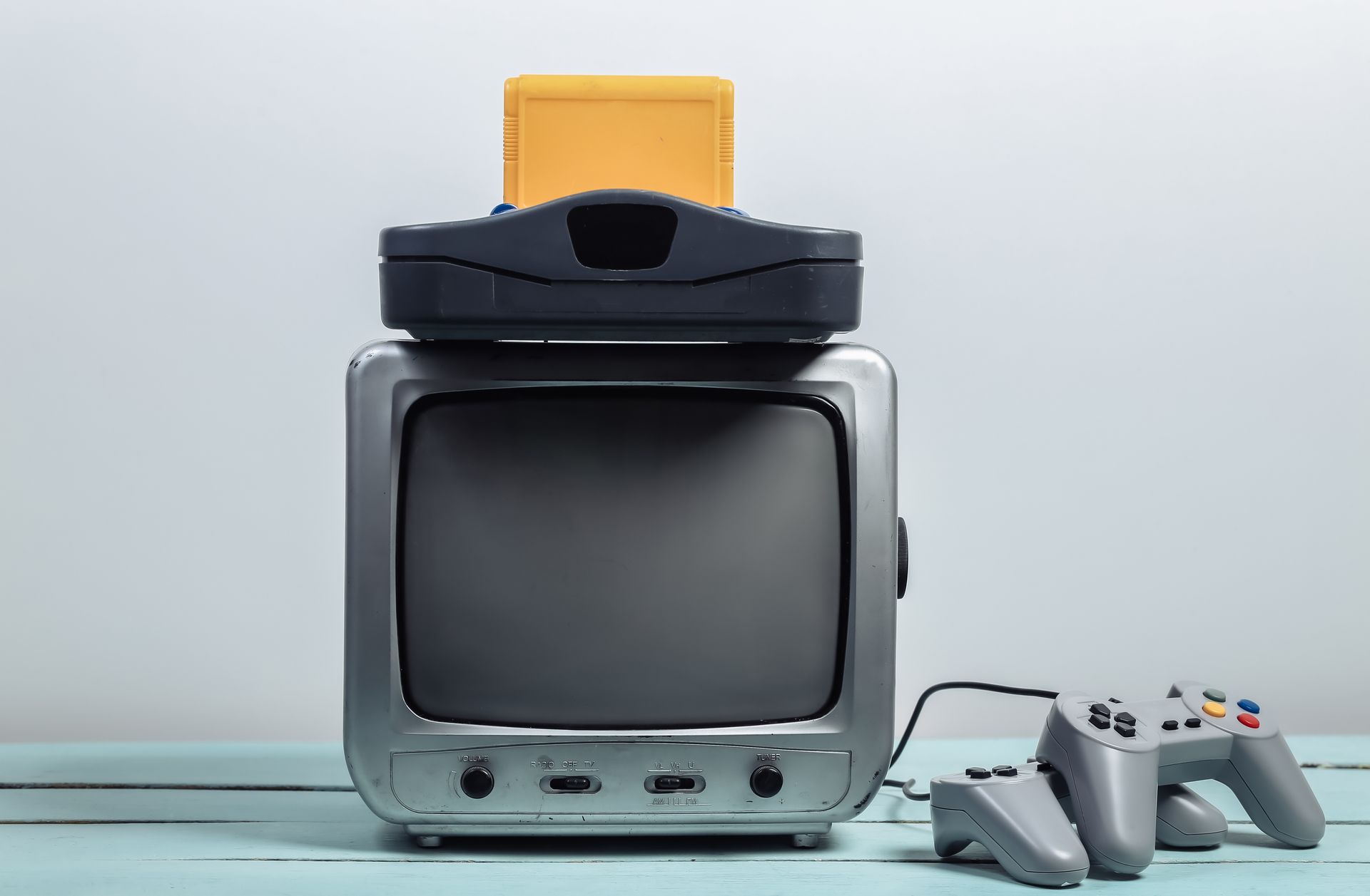 Télévision et console rétrogaming