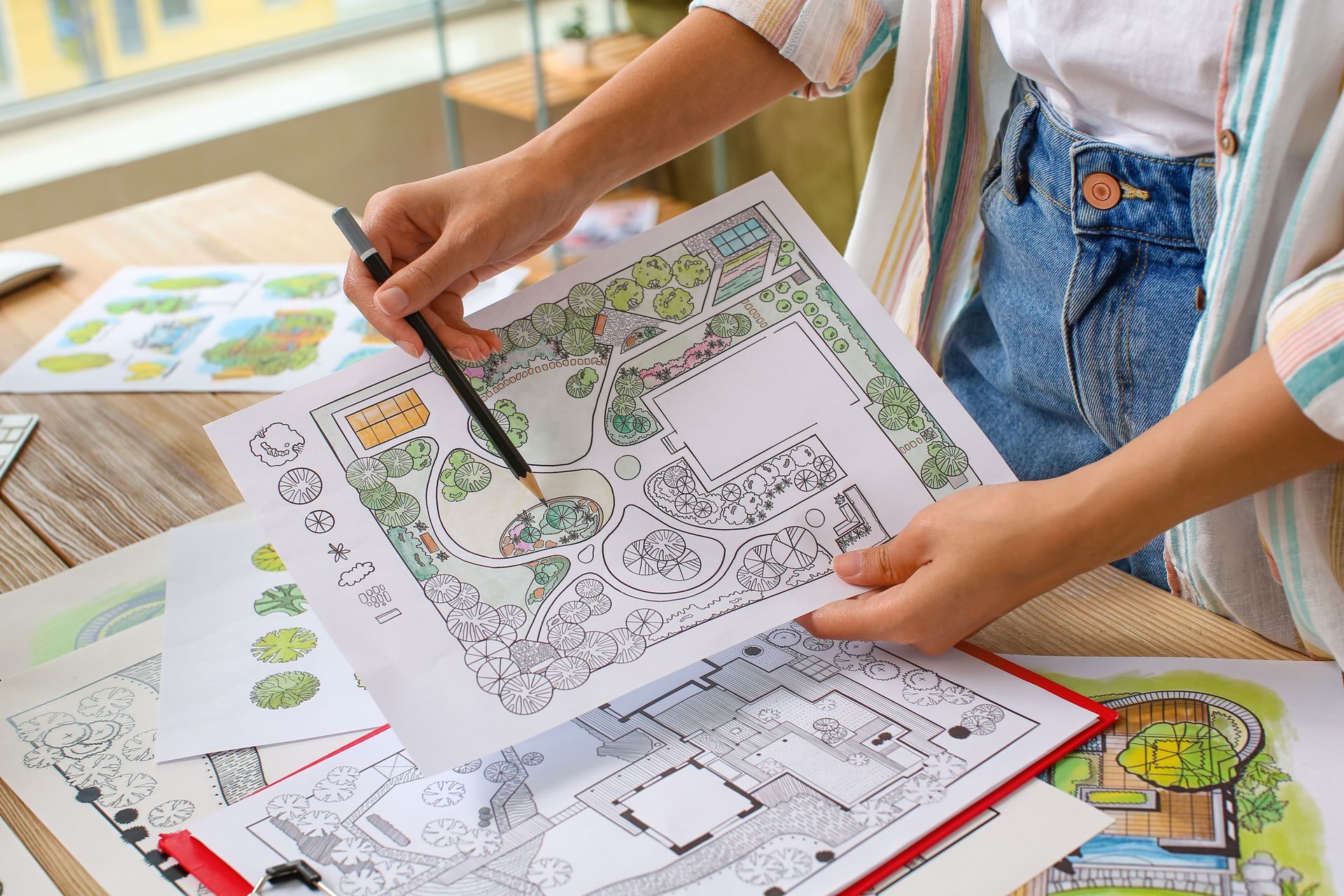 Dessin pour l'aménagement de votre jardin