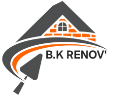 Un logo pour une entreprise appelée bk renov