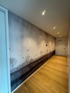 Malerarbeiten an Hausfassade