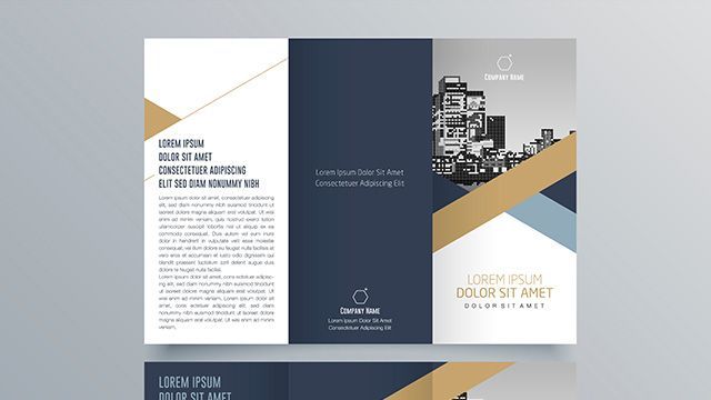 Brochure type pour une entreprise