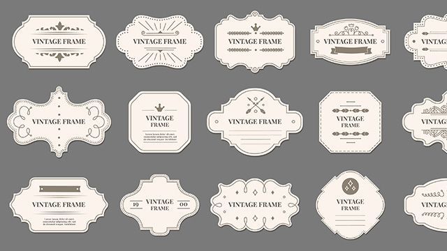 Étiquettes personnalisées