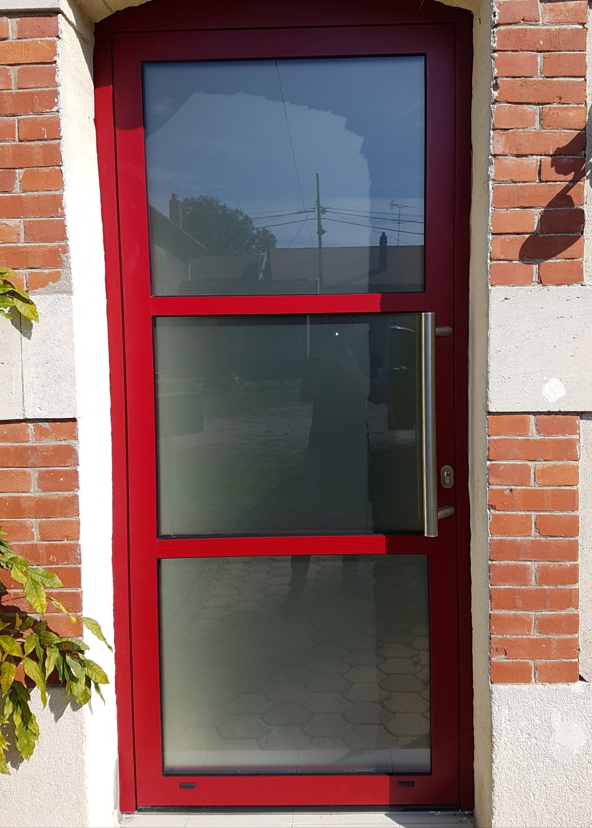 Porte d'entrée vitrée