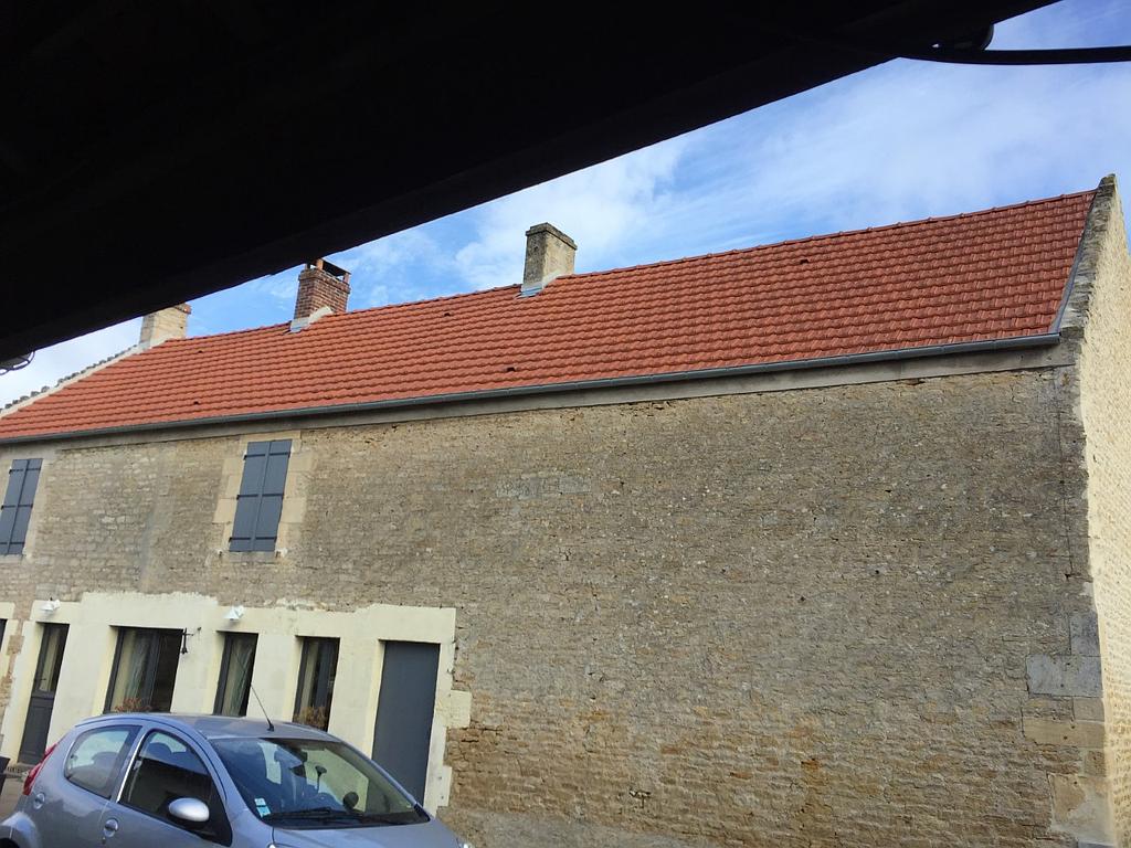 Toiture après nettoyage