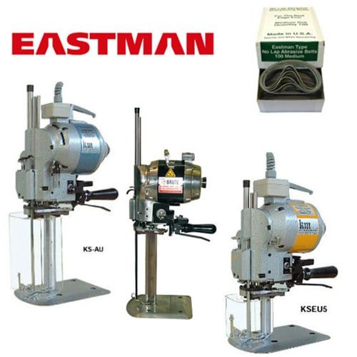 Machines de découpe de tissu Eastman, avec boîte de lames.