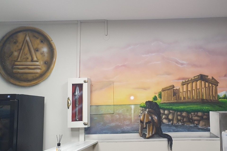 decorazione della paninoteca - L'Odissea Paninoteca