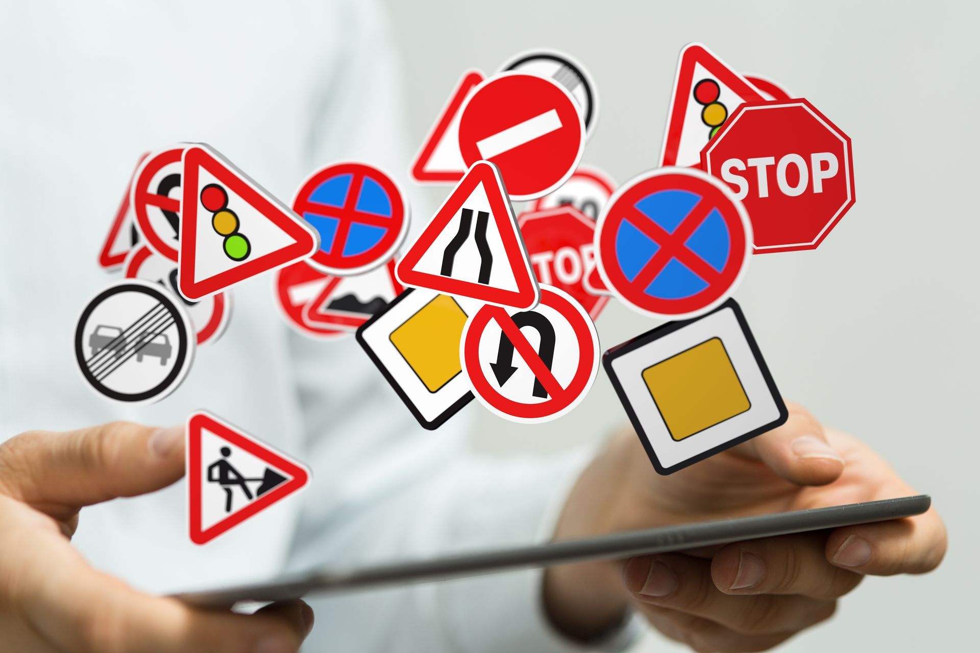 Panneaux du code de la route.