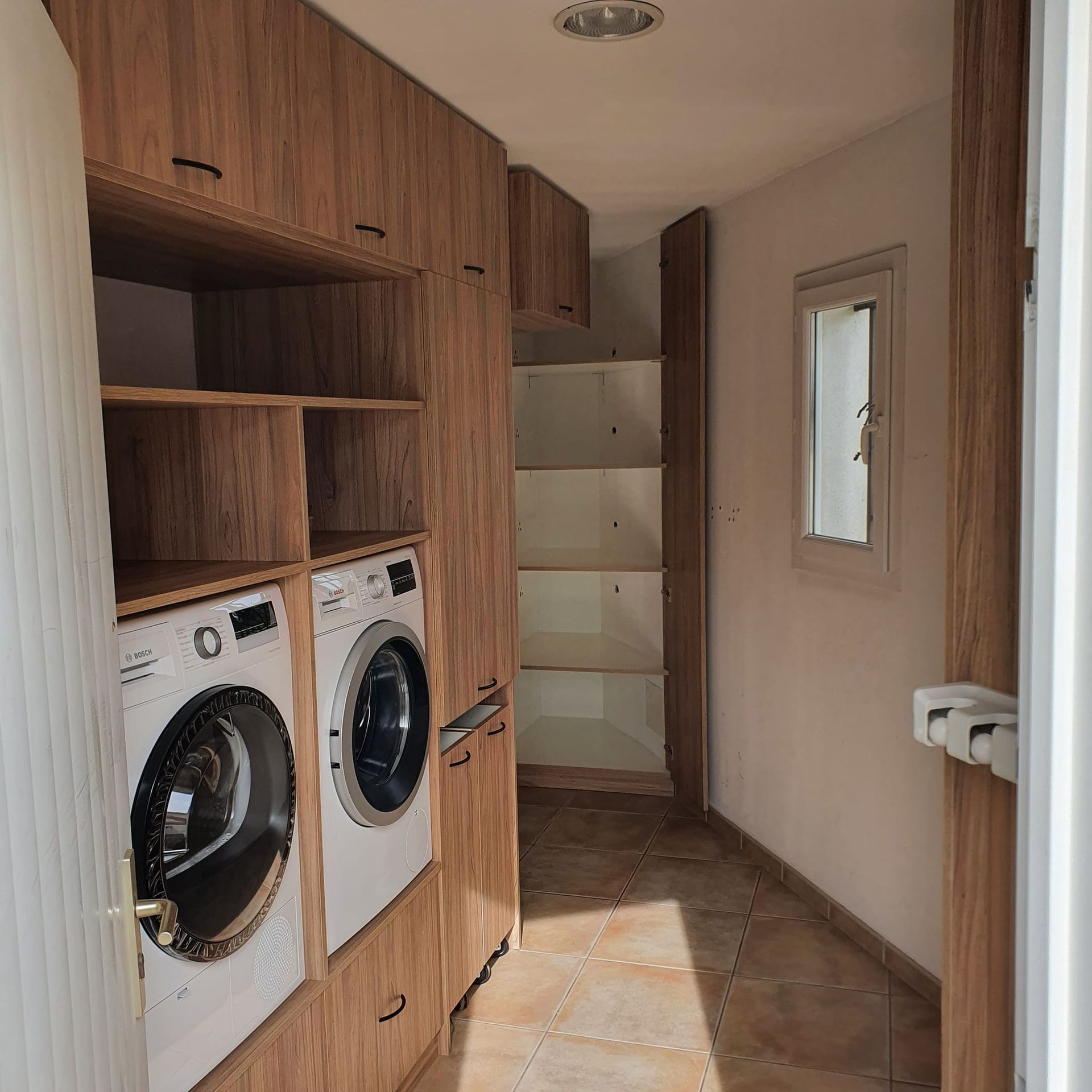 Création d'une buanderie