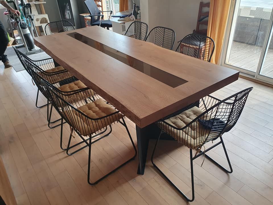 Création d'une table en bois