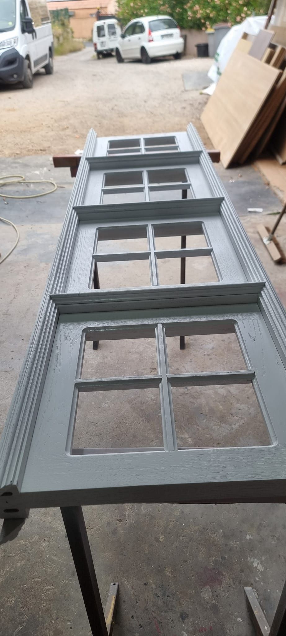 Restauration de l'encadrement d'une fenêtre