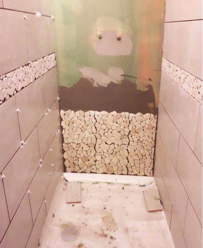 Maçonnerie salle de bains